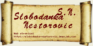 Slobodanka Nestorović vizit kartica